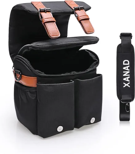 XANAD Bolsa de cámara DSLR para cámaras sin espejo Canon EOS RebelT7/R100/R50/R6 Mark II/R50 V/R8/R10/R6 Mark III/R5 Mark II/RP SLR sin espejo,