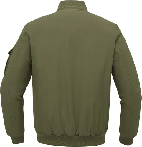 Miniatura 3 de Gopune - Chaqueta bomber para hombre, cortaviento, cálida, resistente al agua, rompevientos, abrigo de invierno, chaquetas acolchadas