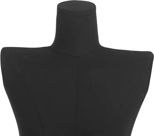 Miniatura 4 de Vestido de maniquí femenino con forma de torso, forma de vestido femenino con altura ajustable, cuerpo de maniquí para exhibición de joyas de vestir