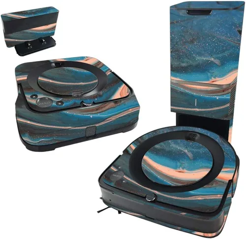 Miniatura 12 de MightySkins Skin compatible con iRobot Roomba s9+ Vacuum & Braava Jet m6 Bundle – Blue Canyon Cubierta de vinilo duradera y única Fácil