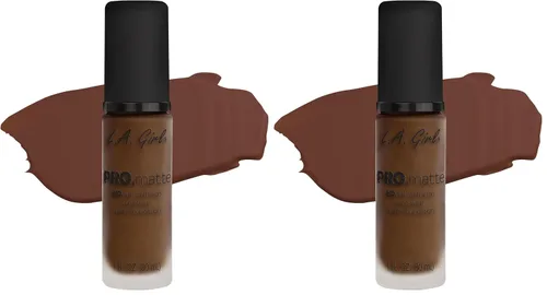 Miniatura 16 de L.A. Girl PRO.Matte Foundation, Sand GLM678 (Paquete de 2)