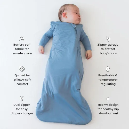 Miniatura 3 de KYTE BABY Saco de dormir unisex con rayón para bebés y niños pequeños, 1,0 Tog