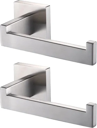 Miniatura 18 de KOKOSIRI Portarrollos de papel higiénico de níquel cepillado, portarrollos de papel higiénico de acero inoxidable para cocina, baño, dispensador
