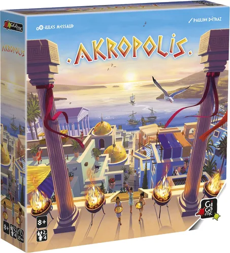 Akropolis | Juego de estrategia para adolescentes y adultos | A partir de 8 años | 2 a 4 jugadores | 30 minutos