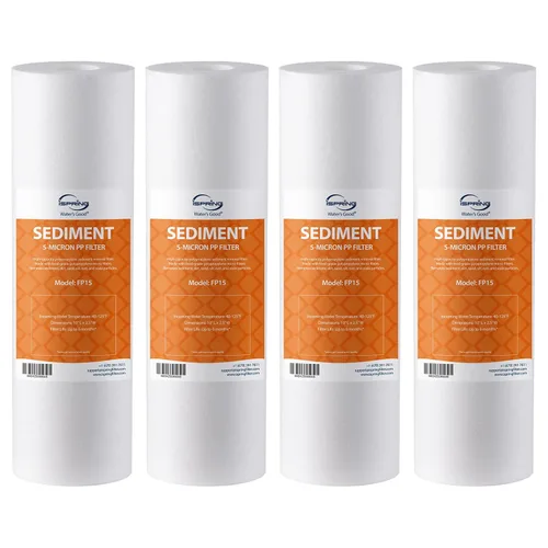 Miniatura 21 de iSpring Sistema de filtro de agua para toda la casa, reduce hierro, manganeso, cloro, sedimentos, sabor y olor, filtro de hierro de 3 etapas