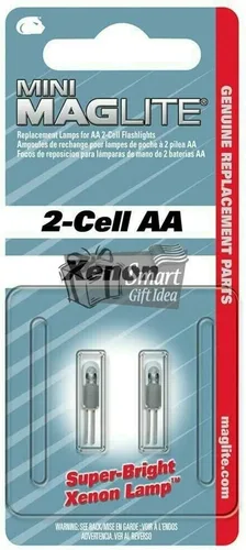 Miniatura 5 de Maglite Lámparas de repuesto para mini linterna AA de 2 celdas, paquete de 2