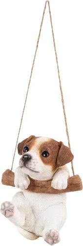Miniatura 2 de Hi-Line Gift Ltd - Figura colgante para mascotas Jack Russell Terrier, 5 pulgadas de altura, estatua para interiores y exteriores