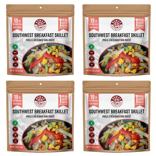 Miniatura 10 de Nomad Nutrition Southwest Breakfast Skillet - Comida de senderismo liofilizada instantánea para mochileros y campamentos, comidas de senderismo a