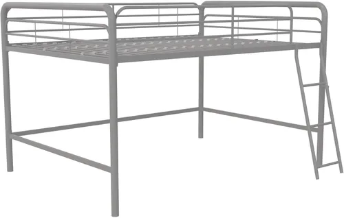Miniatura 4 de DHP Jett Junior Cama de Metal Completa para Desván, Plateada