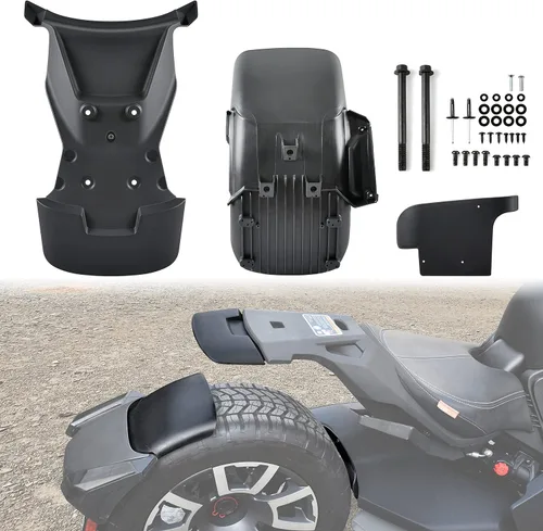 SAUTVS Guardabarros trasero para Can Am Ryker, aletas de barro traseras, guardabarros de rally para Can-Am Ryker 600 900 Sport & Rally Edition,