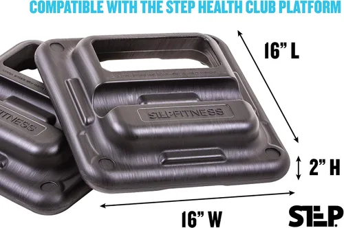 Miniatura 7 de Elevadores aeróbicos The Step Freestyle - Tamaño del club de salud