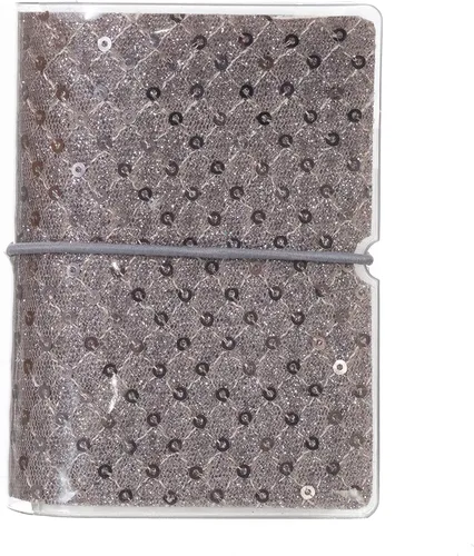 Soporte para tarjetas de crédito para mujeres, soporte para cupones de tarjetas de fidelidad y organizador con 32 ranuras para tarjetas, lentejuelas