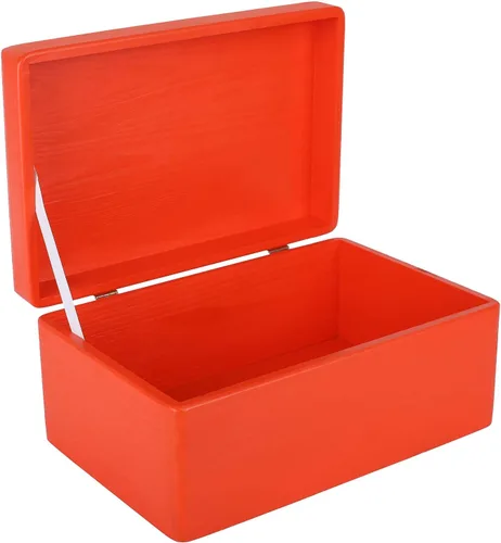 Miniatura 7 de Creative Deco Caja Grande de Madera Negra para Almacenamiento con Tapa con Bisagras 11.8 x 7.87 x 5.51 pulgadas (+-0.5) Caja de Regalo para Negro