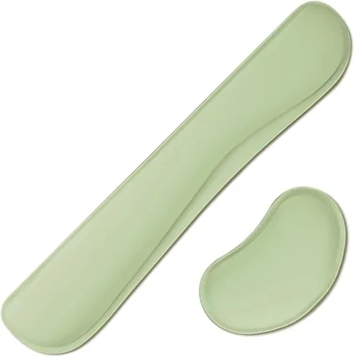 Miniatura 55 de Bloss Almohadilla de escritorio de cuero y reposamuñecas para teclado, alfombrilla grande para mouse + almohadilla para teclado + soporte de muñeca