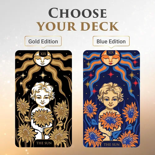 Miniatura 7 de Wyspell Cartas de Tarot: Mazo de Tarot Starlight con Libro Guía - Mazo de Cartas de Tarot Único para Principiantes - Cartas Modernas de Adivinación