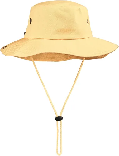 Miniatura 16 de Sombreros de ala ancha para senderismo, pesca, safari, Boonie, 100% algodón, protección solar UV, para hombres y mujeres, actividades al aire libre
