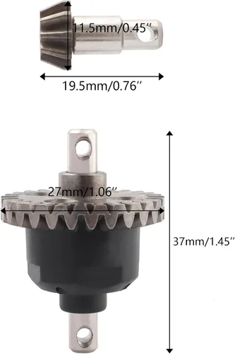 Miniatura 5 de FY-CQ04 Accesorios diferenciales delanteros Recambios de repuesto para 1:10 X07 X08 F10 sin escobillas RC Cars X05 FY-11 X-03MAX X-04MAX Camiones
