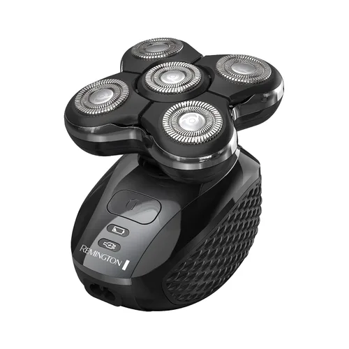 Miniatura 5 de Paquete de afeitadoras Remington Balder Pro para hombres calvos, afeitadora inalámbrica, 100% impermeable para afeitado en húmedo y seco, negro +