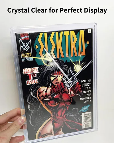 Miniatura 3 de Top Loaders para Cómics - Funda Protectora Rígida, Soporte Top Loader para Cómics de Silver Age y Current Comics, Paquete de 10