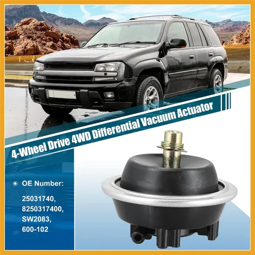 Miniatura 2 de Actuador de vacío diferencial delantero 4WD de tracción en las 4 ruedas 25031740 para Chevrolet S10 Blazer 1983-2005 para GMC S15 Jimmy para Pontiac
