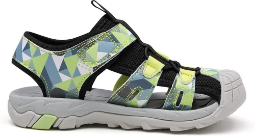 Miniatura 2 de NORTIV 8 Sandalias de verano para niños y niñas, sandalias de punta cerrada, para senderismo, ligeras, atléticas al aire libre