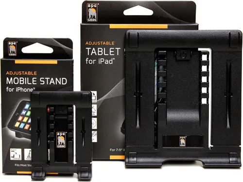 Miniatura 5 de (ACS315M) Soporte plegable para teléfono de escritorio, pies antideslizantes, vista de 4 ángulos, para Samsung, iPhone, Sony y la mayoría