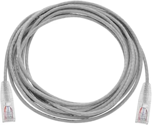 Miniatura 4 de Monoprice - Cable de conexión Ethernet Cat6 14 pies, gris, nivel de componente, UTP 28AWG 550 MHz, cable de cobre desnudo puro, sin enganches, RJ45