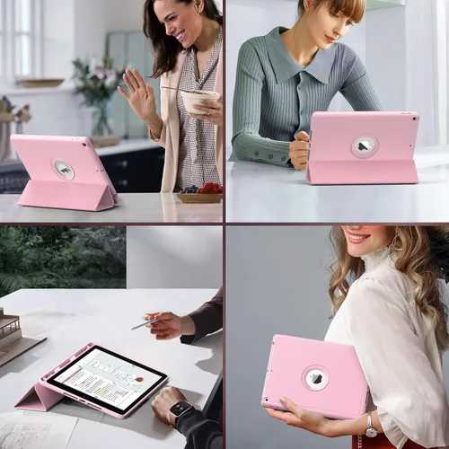 Miniatura 8 de Funda MoKo para iPad de 9ª Generación 2021 / iPad de 8ª Generación 2020 / iPad de 7ª Generación 2019 con Soporte para Lápiz, Funda para iPad 10.2