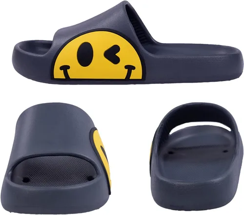 Miniatura 3 de Sandals for Girls and Boys,Mens Slippers Sandals for Women,EVA Anti-Slip Indoor & Outdoor Kids Slippers Smile Face Open Toe Spa Bath Pool Gym House
