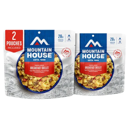 Miniatura 26 de Mountain House Lasaña de carne Alimentos liofilizados para acampar, 4 porciones, vida útil de 30 años, paquete de 2