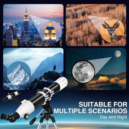 Miniatura 7 de Telescopio, apertura de 90 mm y longitud focal de 900 mm, telescopio refractor astronómico de alta potencia para adultos - Telescopios profesionales