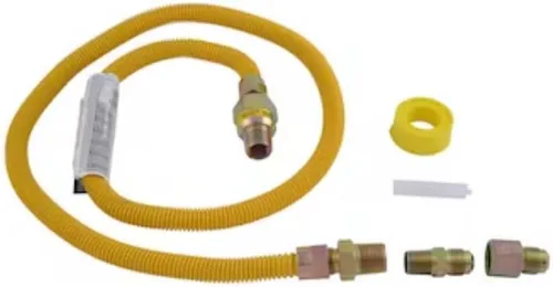 Miniatura 8 de EASTMAN Kit de instalación de electrodomésticos de gas de acero inoxidable de 48 pulgadas y 1/2 pulgadas de entrada de Mip x 3/8 pulgadas