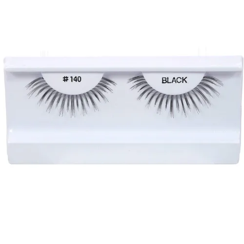 Miniatura 2 de 100 pares de pestañas postizas 100% cabello humano negro natural #747S Negro-747S