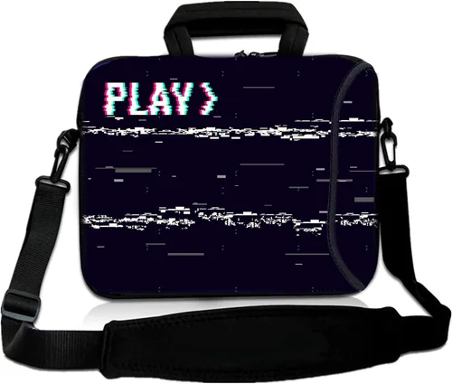 Miniatura 25 de RICHEN - Bolso cruzado con asa para laptops, iPads, libros electrónicos y tabletas infantiles, con bolsillo Flores