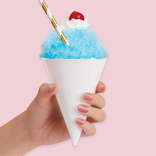 Miniatura 6 de ZOKU Máquina de cono de nieve, máquina de hielo afeitado fácil de usar con cuchillas de acero inoxidable para golosinas congeladas caseras, perfecta