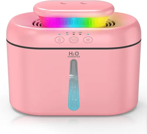 Miniatura 12 de Humidificadores SZO para Dormitorio, Capacidad de 2.5L, Apagado Automático, Fácil de Llenar y Limpiar, Humidificador Ultrasónico de 16 dB Silencioso