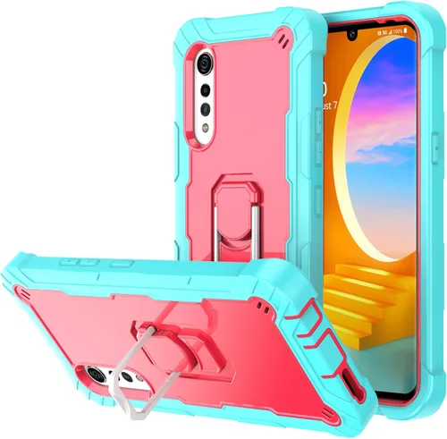 Miniatura 8 de Asuwish Funda para teléfono LG Velvet 5G/LG Velvet Verizon G5 UW T-Mobile 2020 con soporte de anillo a prueba de golpes, cuerpo completo, accesorios
