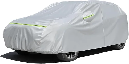 Miniatura 19 de Favoto Funda Impermeable para Automóvil para Todo Clima para Automóviles, 6 Capas de Servicio Pesado para Exteriores Protección contra Lluvia Polvo