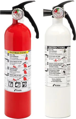 Miniatura 5 de Kidde Extintor de incendios para uso doméstico y de oficina y cocina, extintores de incendios para uso doméstico y oficina, paquete de 2: un