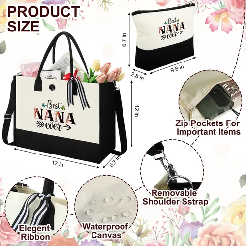 Miniatura 22 de Silkfly Set de 3 piezas de la mejor abuela del mundo para mujeres, regalos de cumpleaños, día de la madre, regalo de cumpleaños, vaso de acero