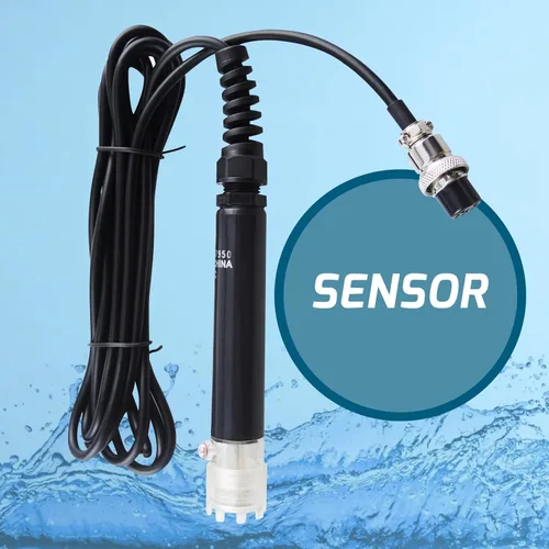 Miniatura 6 de Gain Express Medidor de oxígeno disuelto con electrodo Medidor de DO portátil Probador de calidad de agua con pantalla LCD grande Función de memoria