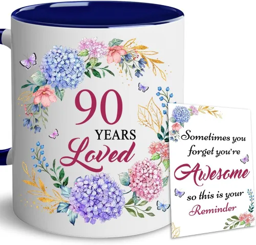 Miniatura 7 de Regalos de cumpleaños número 100 para mujeres, regalo de cumpleaños de 1926 para ella, taza de 100 años amados, regalo para mujeres que cumplen 100