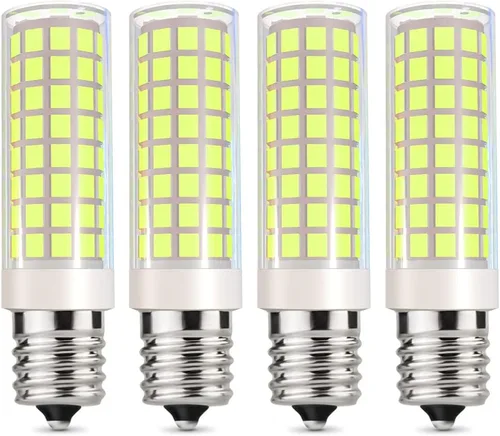 Luz para horno de microondas, bombilla LED E17, base T7, 8 W (equivalente a halógeno de 80 W) sobre encimera, hornos de microondas de 120 V, pieza