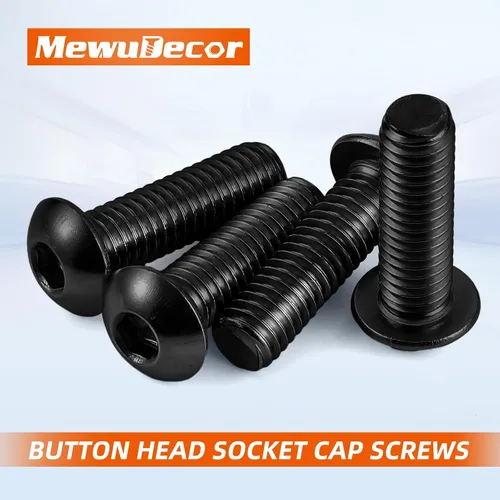 Miniatura 3 de Tornillos de cabeza de botón de 5/16-18 x 1/2", acero de aleación de grado 10.9, unidad hexagonal Allen, 20