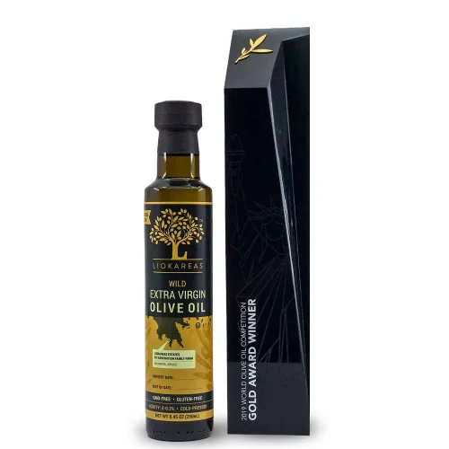 Miniatura 2 de Aceite de oliva virgen extra griego salvaje - orgánico - Kosher - Fuente única - Stock limitado - Premium - Prensado en frío - Sin gluten - Sin OMG