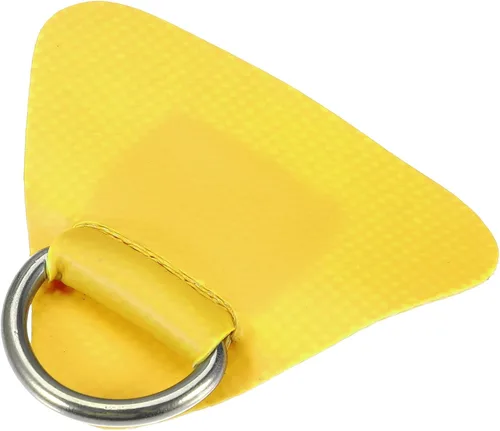 Miniatura 5 de X AUTOHAUX 4 Pcs D Ring Patch PVC Stainless Steel Triangle Shape D Ring Pad for Inflatable Boat Kayak Canoe Deck Amarillo