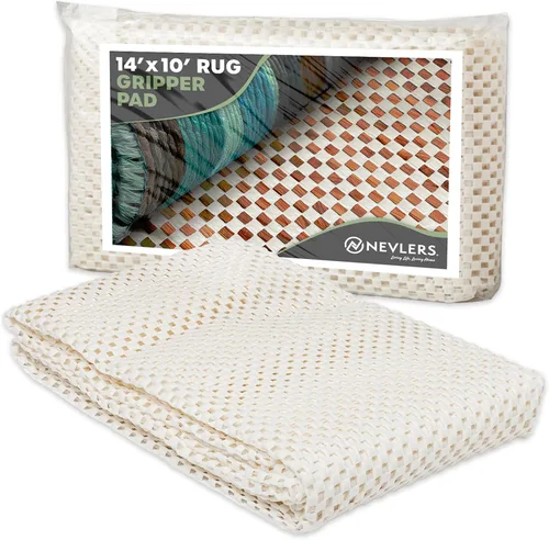 Miniatura 18 de Nevlers Almohadilla antideslizante de 2 x 10 pies Agarre antideslizante de PVC de tejido abierto para suelos de madera dura y otras superficies