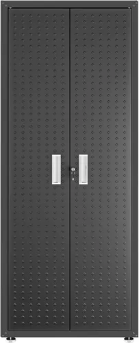 Miniatura 36 de Manhattan Comfort Fortress - Armario de almacenamiento flotante para garaje, negro/gris