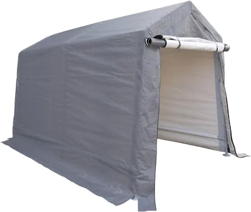 Impact Canopy Cobertizo portátil 7x12, gris