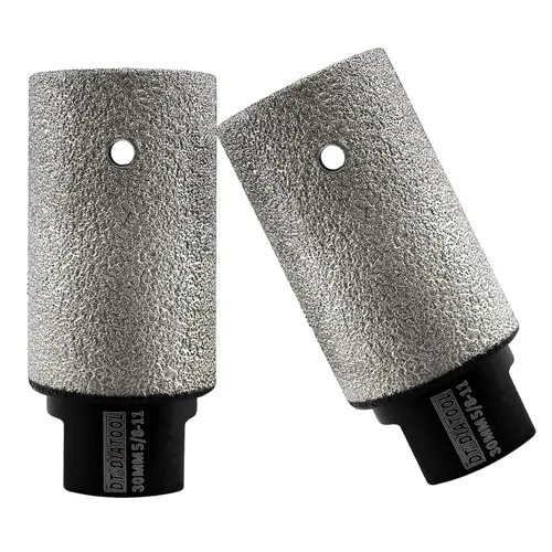 Miniatura 11 de DT-DIATOOL Dedo de diamante/broca de fresado de diámetro 1 "(25 mm) para agrandar o reparar agujeros de azulejos de porcelana, piedra superficial